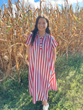 Striped Maxi Dress