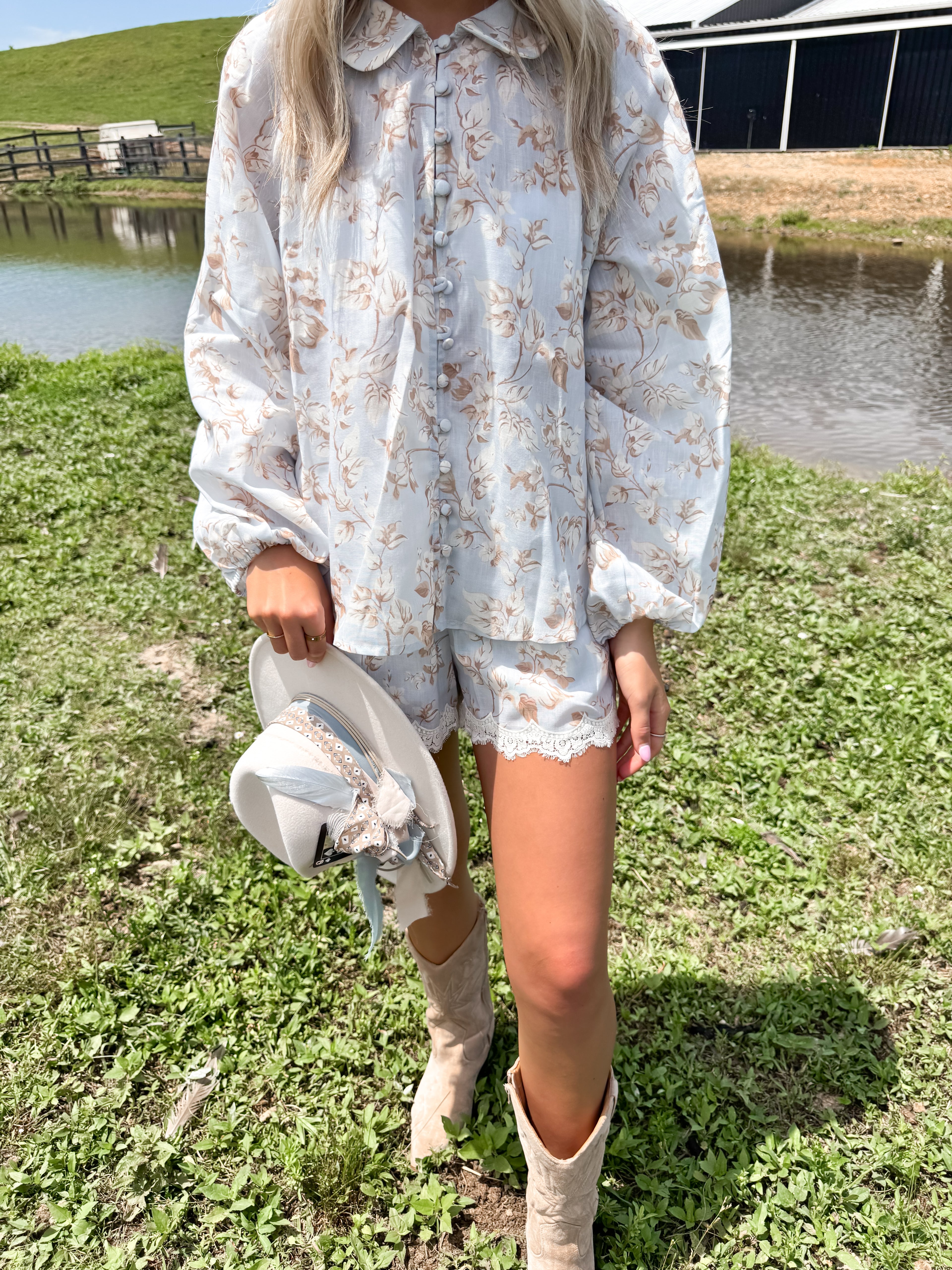 Heirloom Bloom Short Set