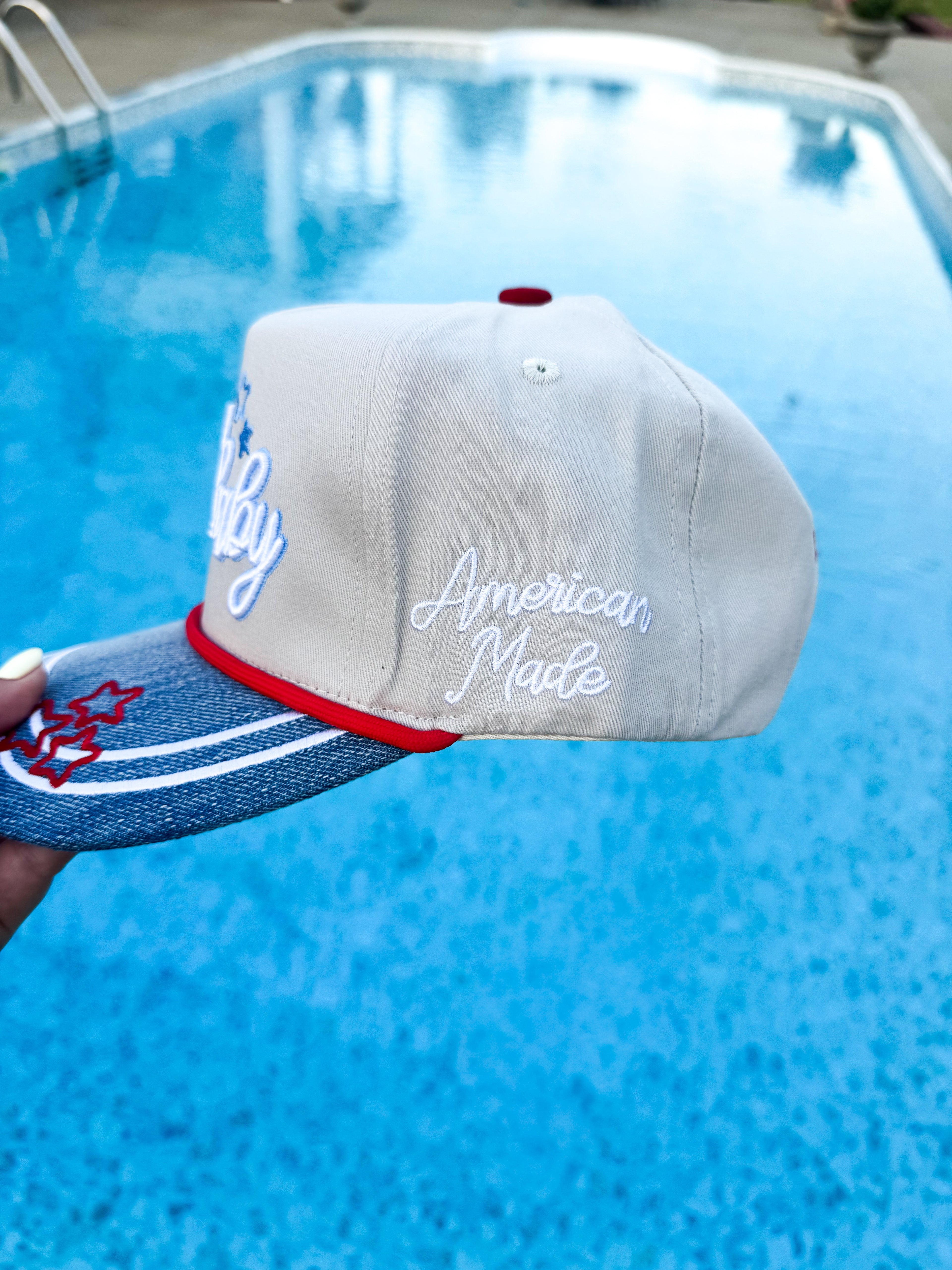 Blue Jean Baby Hat