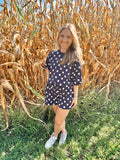Navy Polka Dot Set