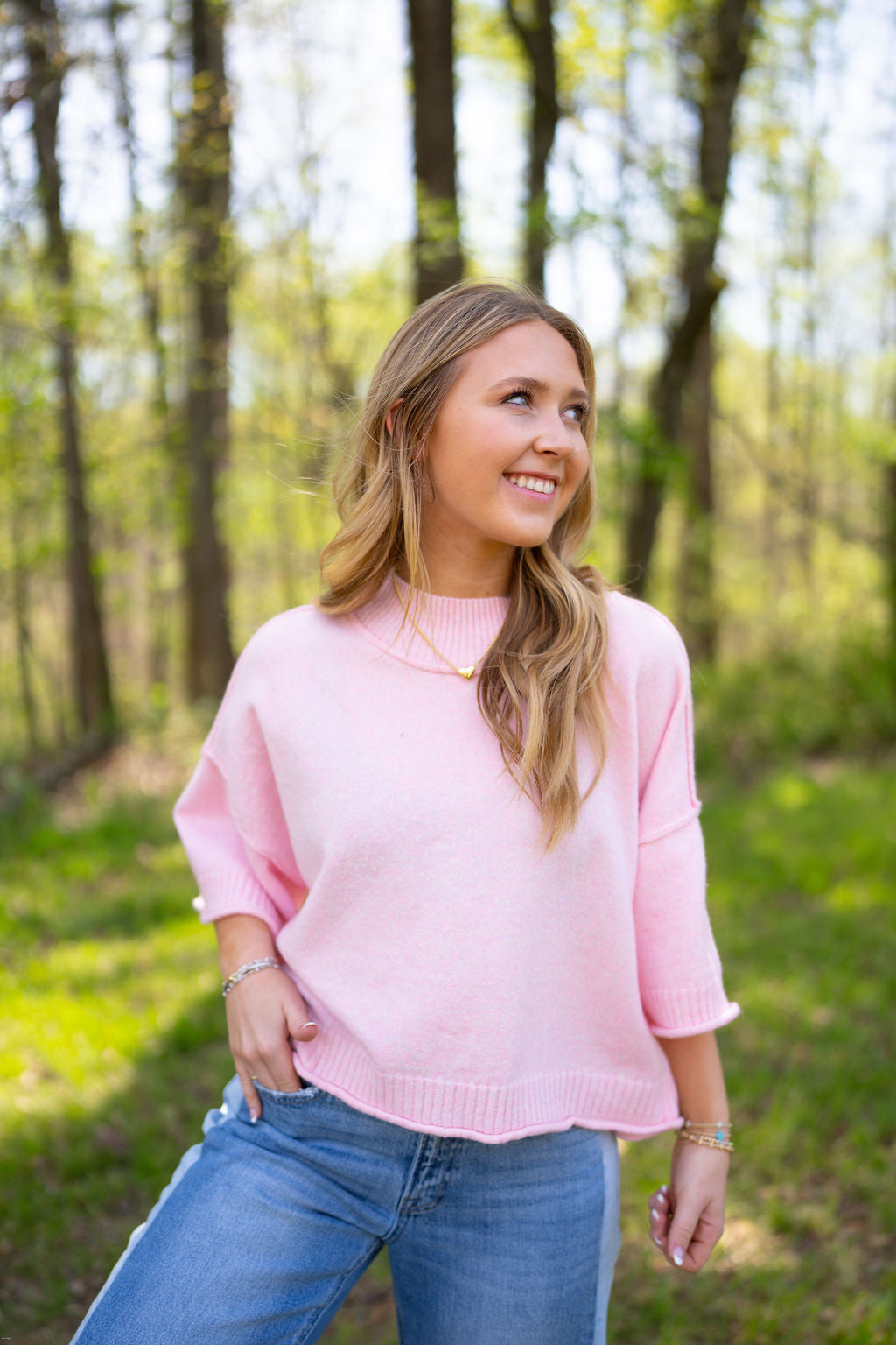 Sweet Pea Sweater (Pink)