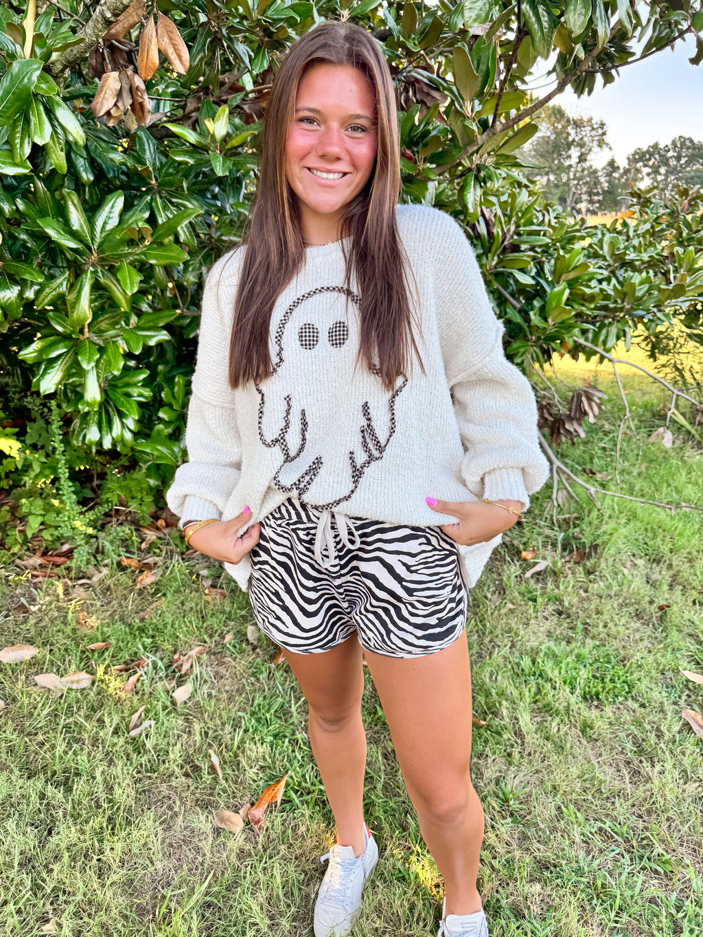 Zebra Sweat Shorts