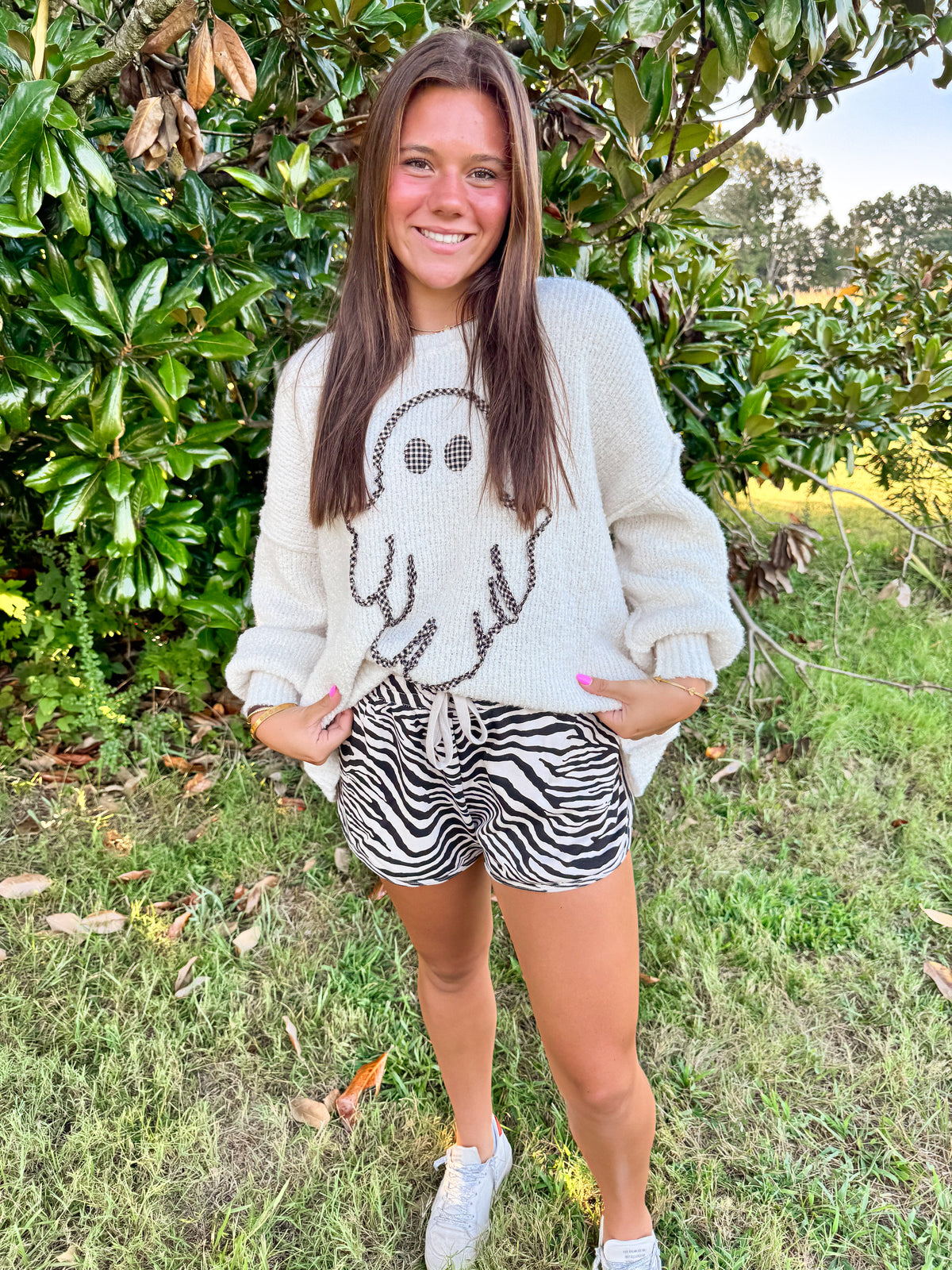 Zebra Sweat Shorts