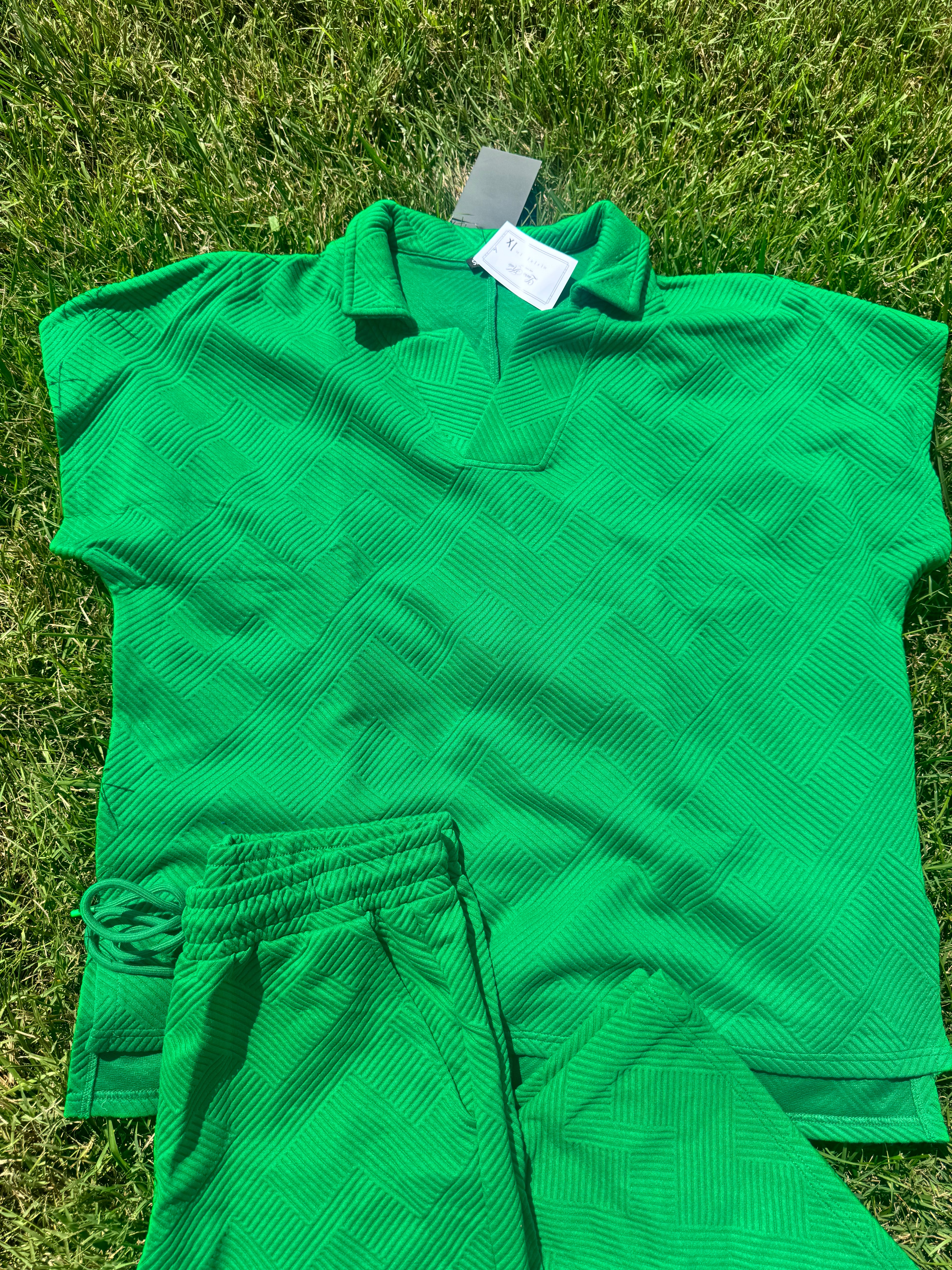 Green Curvy Set