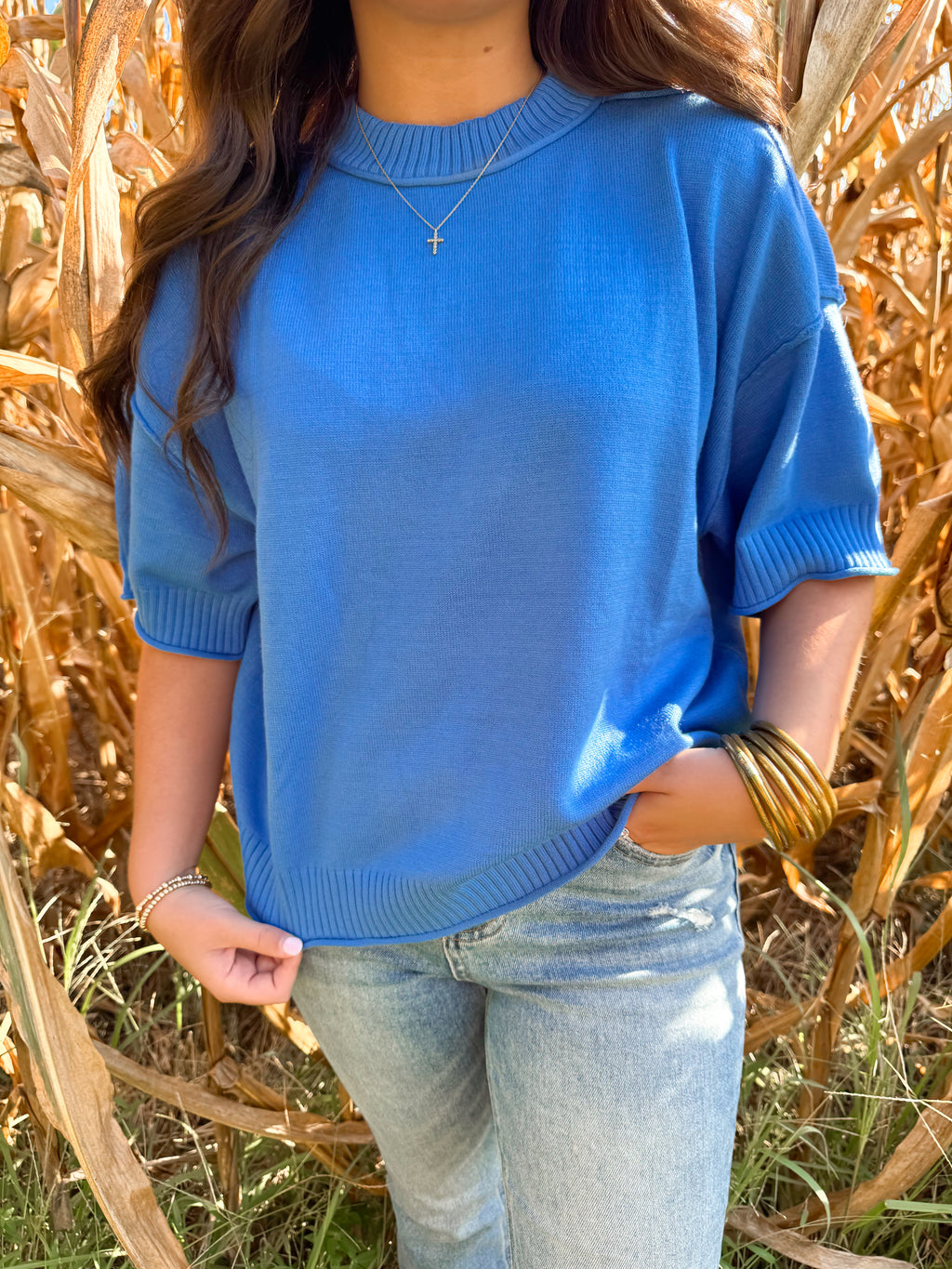 Cobalt Blue Sweater