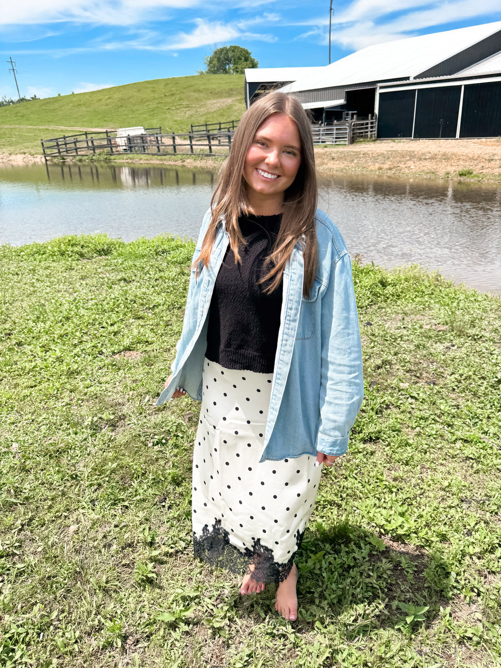 Muse Polka Dot Skirt
