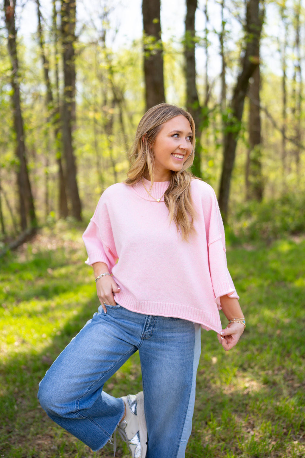 Sweet Pea Sweater (Pink)
