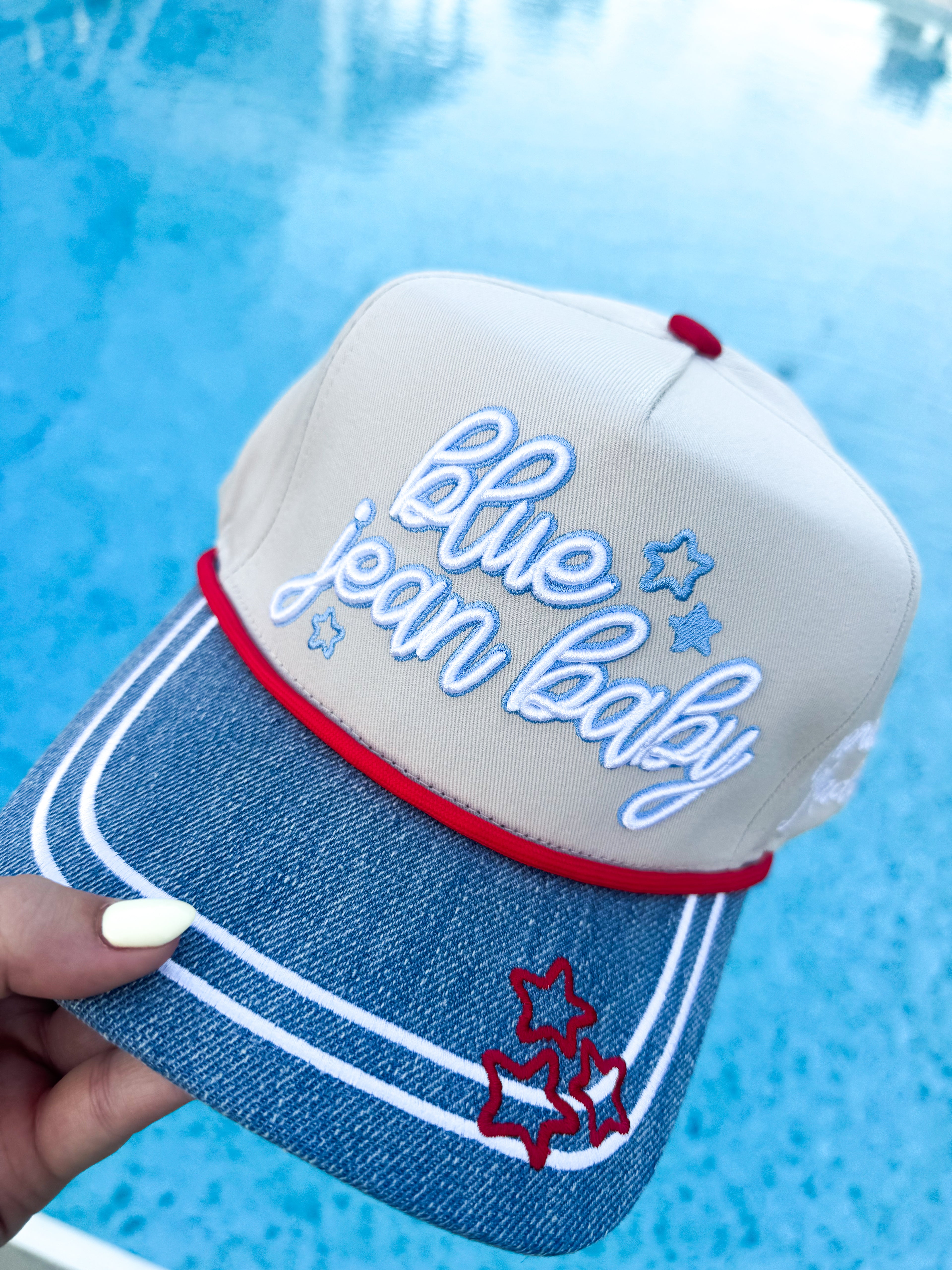 Blue Jean Baby Hat