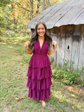 Wine & Roses Dress