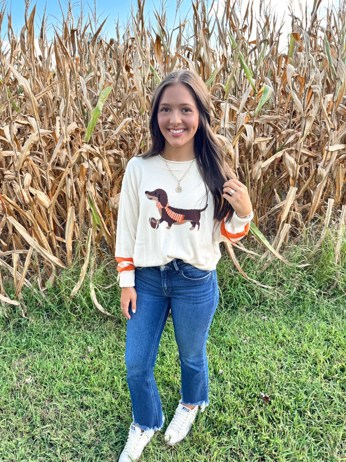 Weiner Dog Vols Sweater