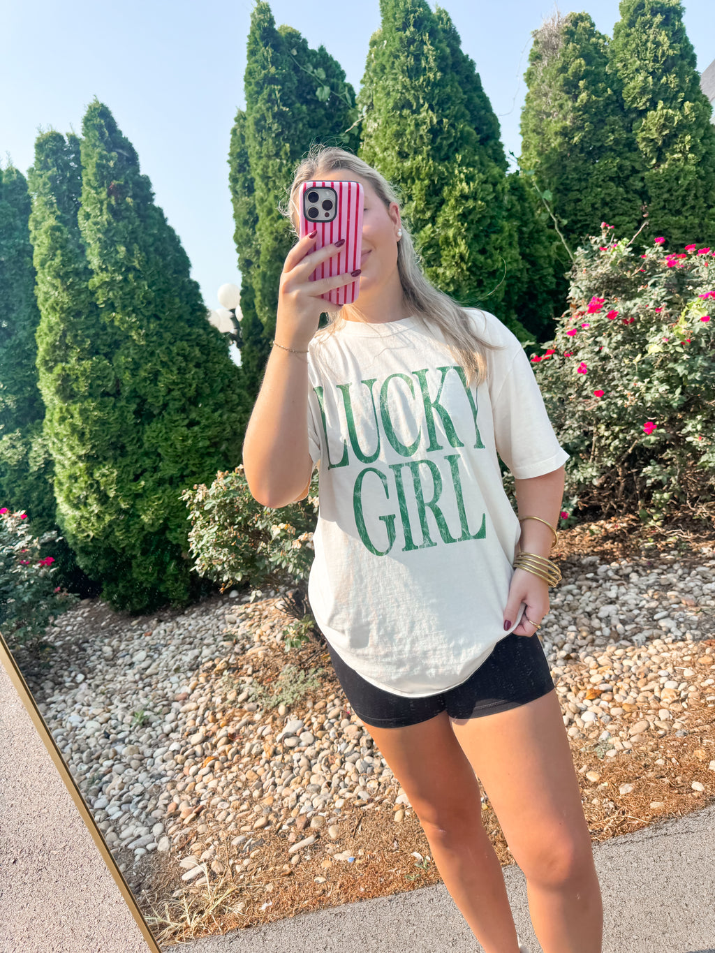 Lucky Girl Graphic Tee