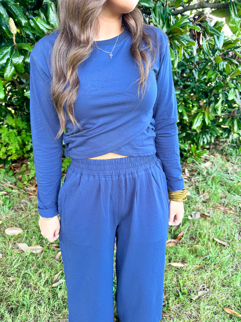 Navy Luxe Lounge Set