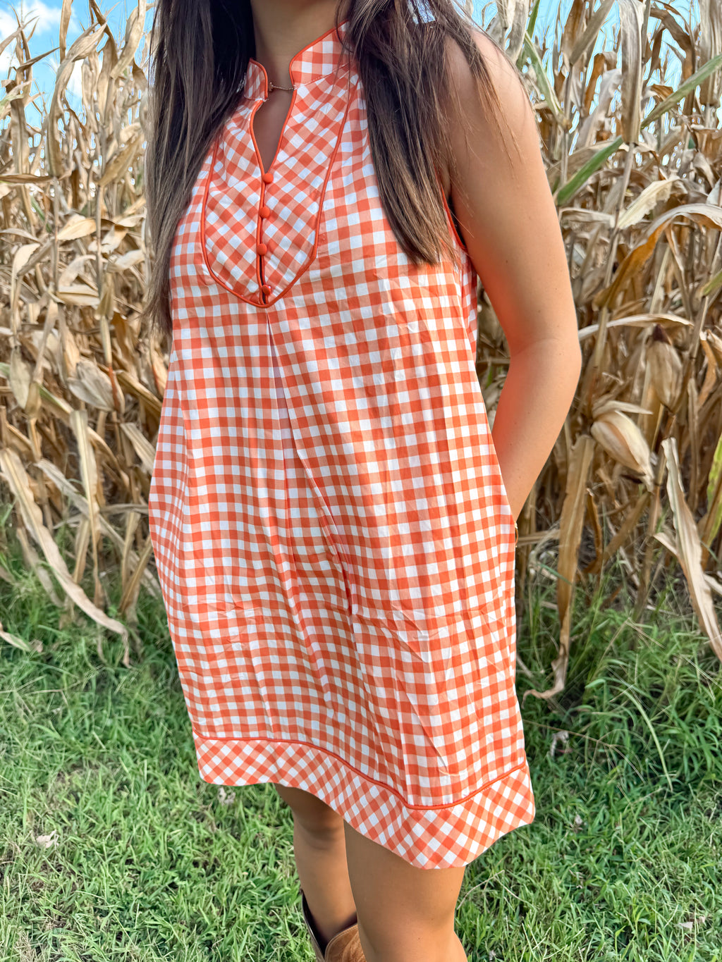 Gingham Vols Dress