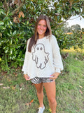 Gingham Ghost Sweater