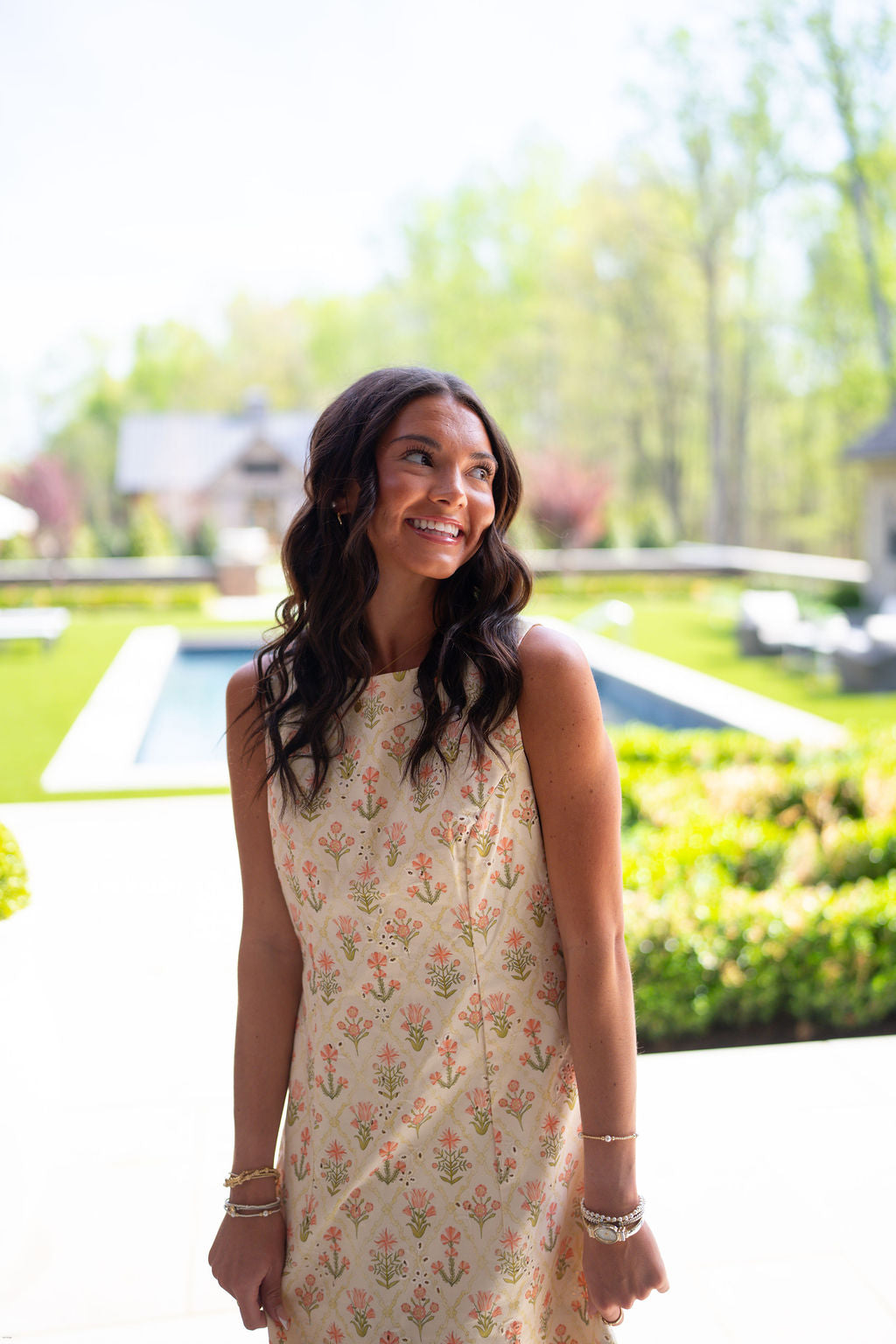 Scalloped Meadows Dress￼