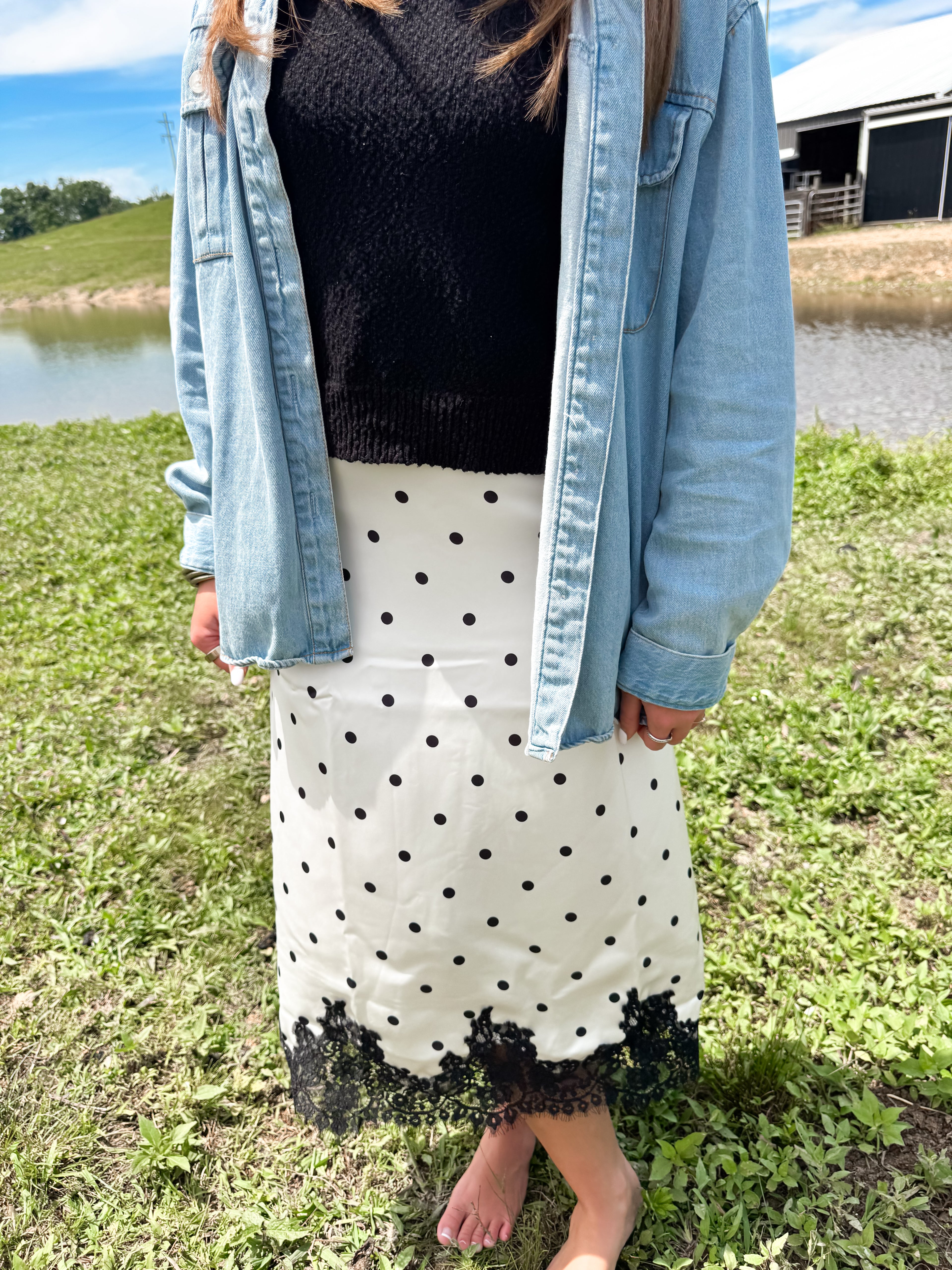 Muse Polka Dot Skirt