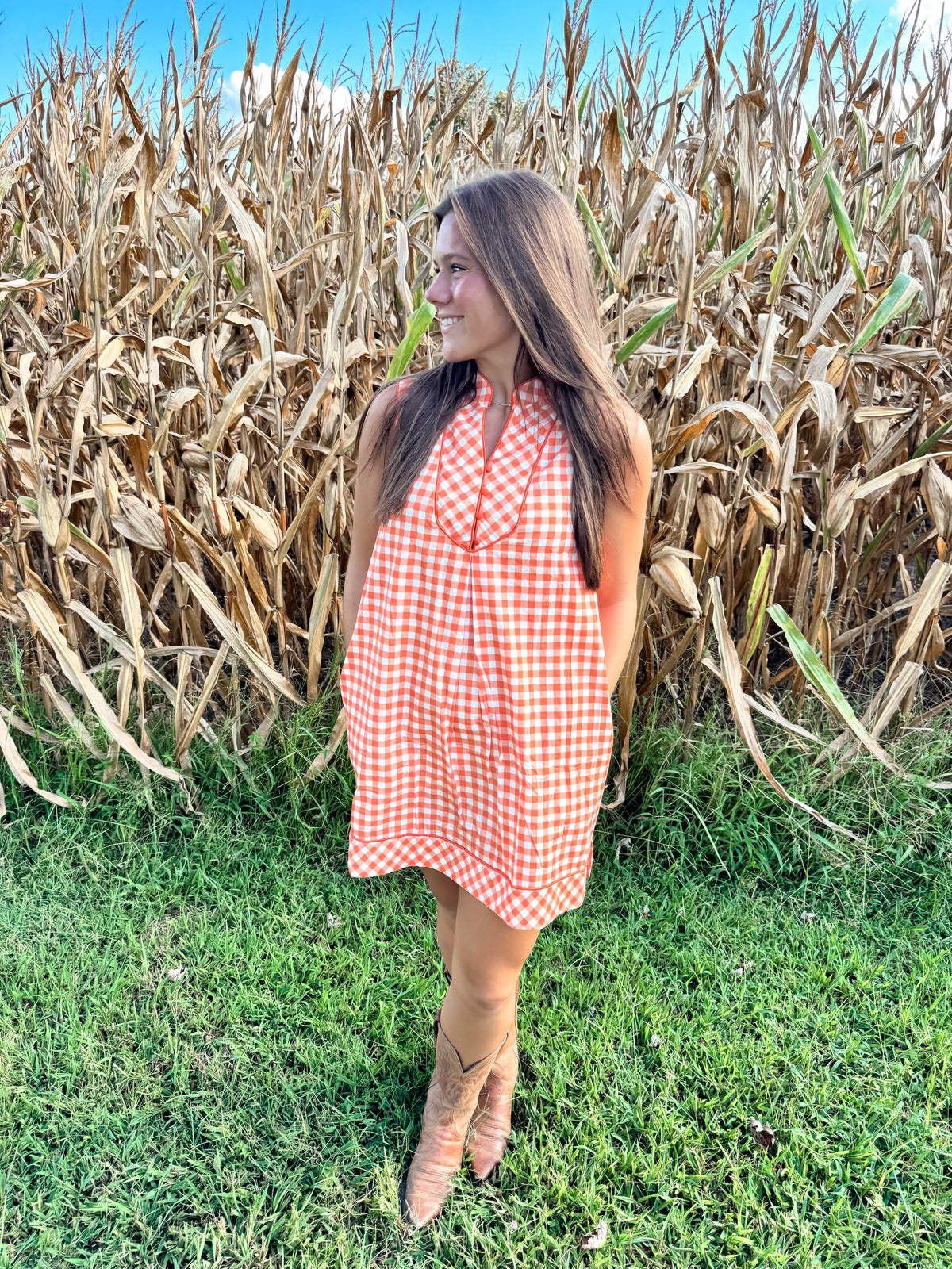 Gingham Vols Dress