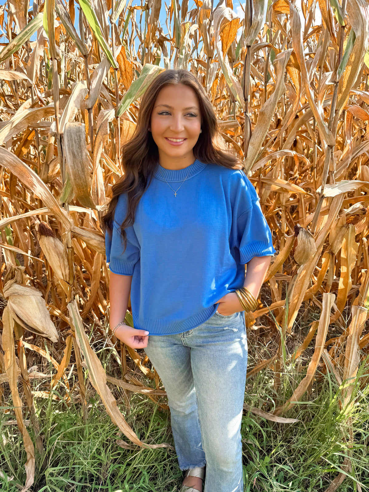 Cobalt Blue Sweater