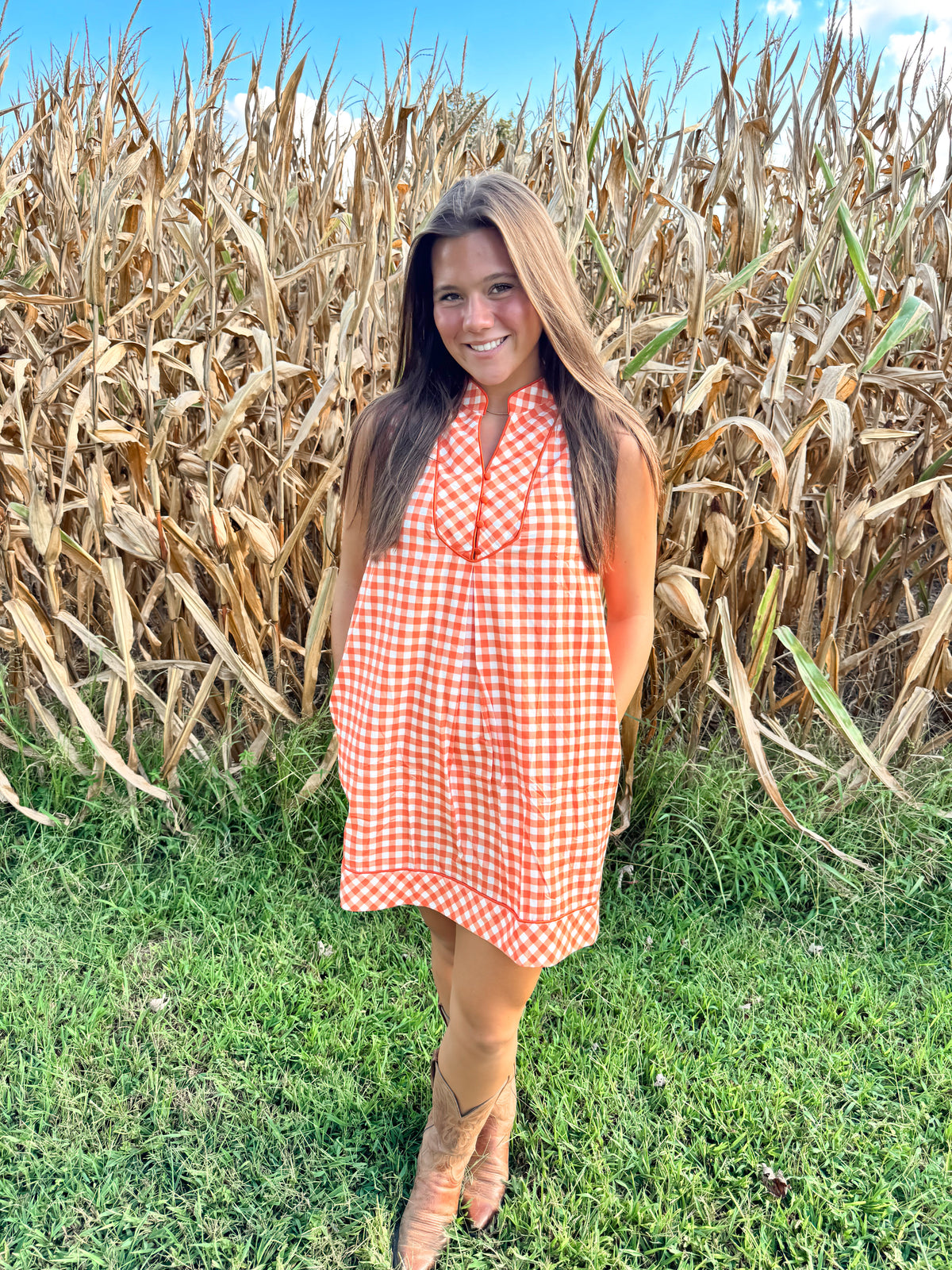Gingham Vols Dress