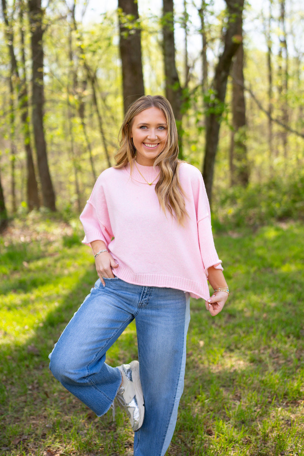 Sweet Pea Sweater (Pink)