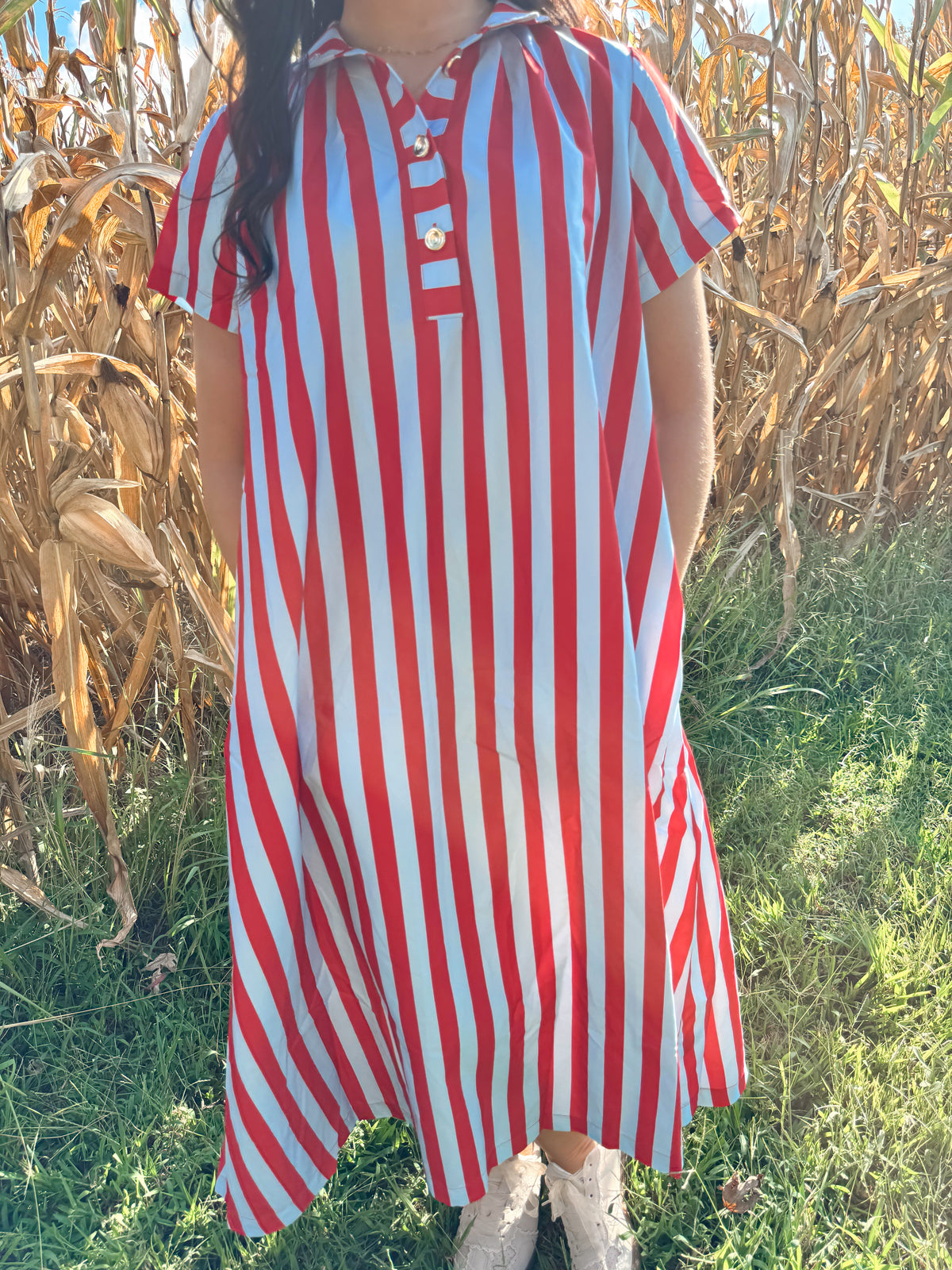 Striped Maxi Dress