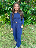 Navy Luxe Lounge Set