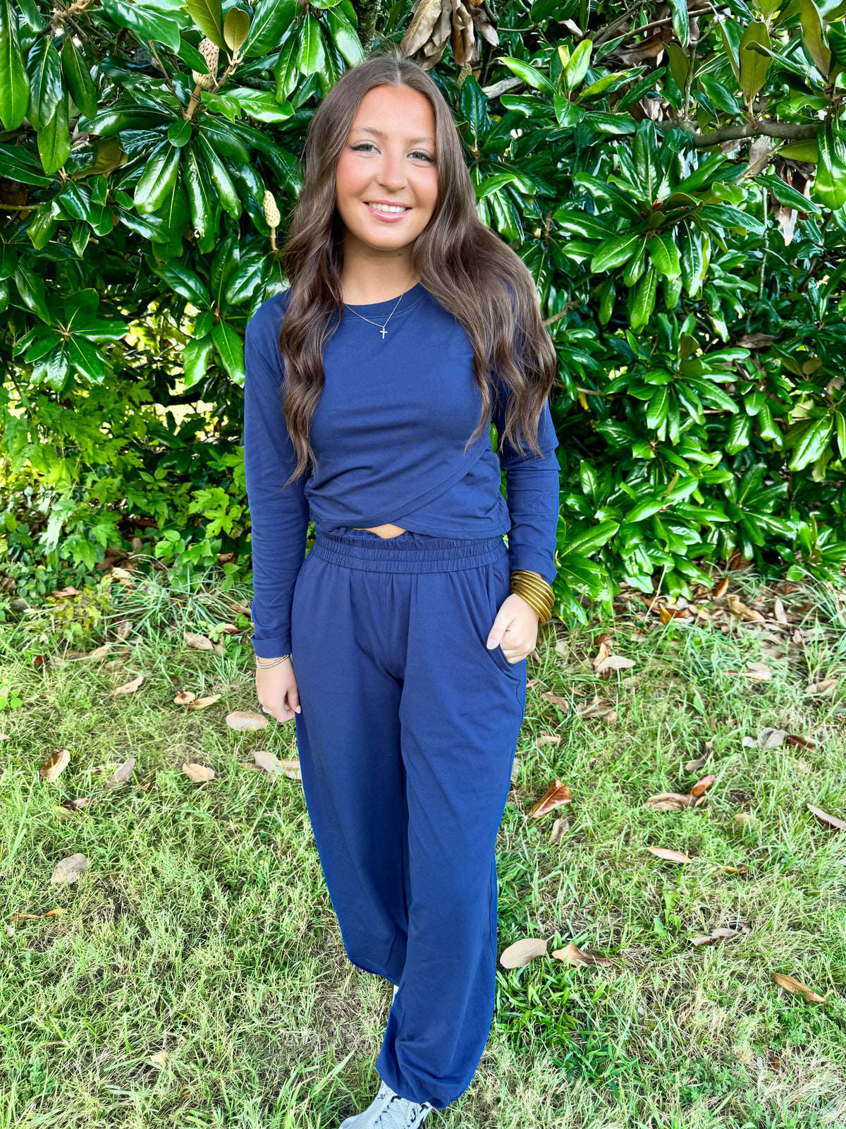 Navy Luxe Lounge Set