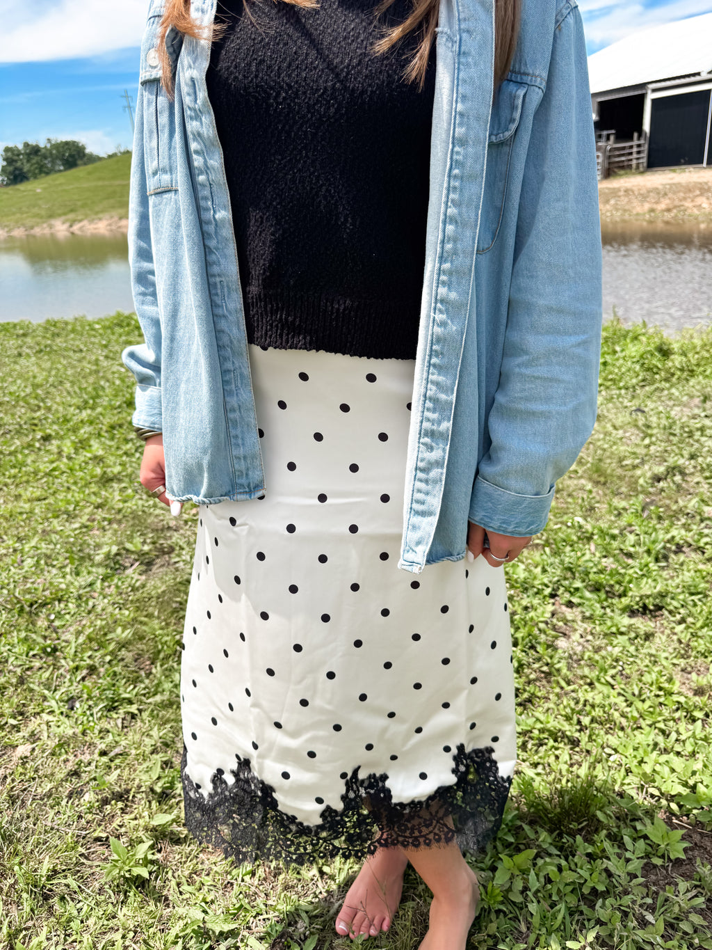 Muse Polka Dot Skirt