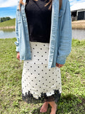 Muse Polka Dot Skirt