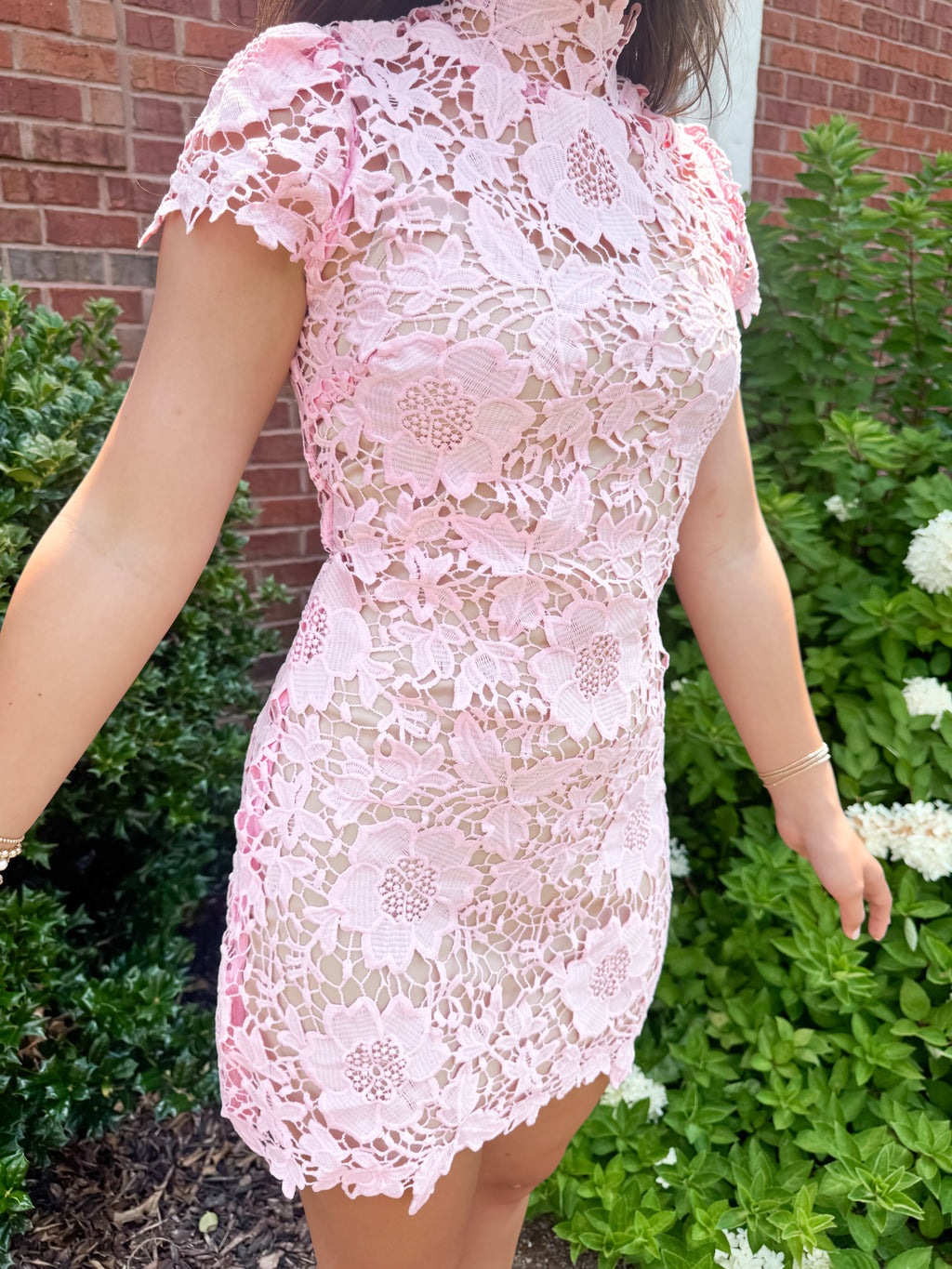 Garden Tea Dress (Pink)