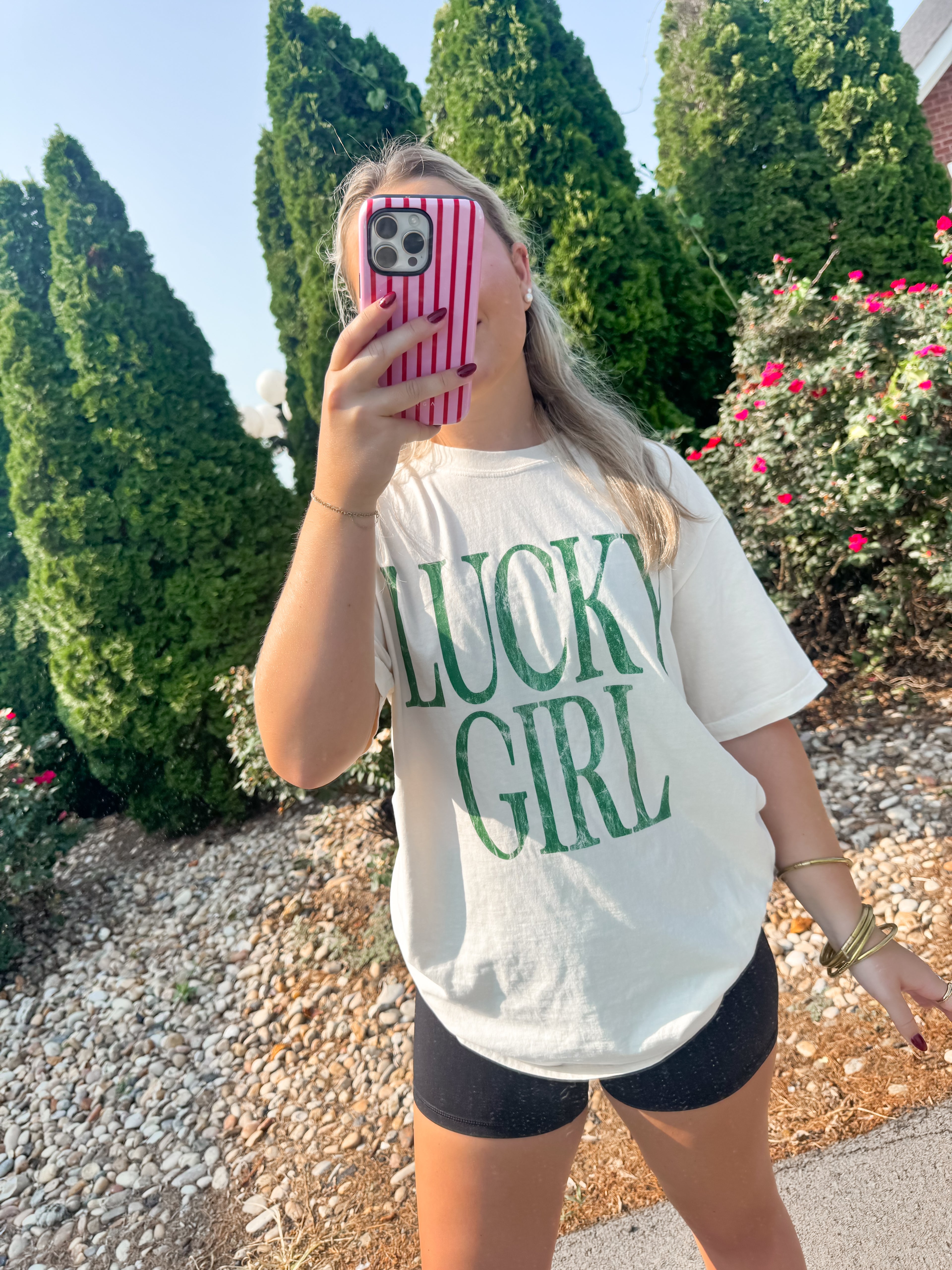 Lucky Girl Graphic Tee