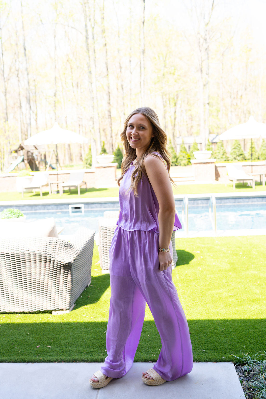 Lavender Love Jumpsuit